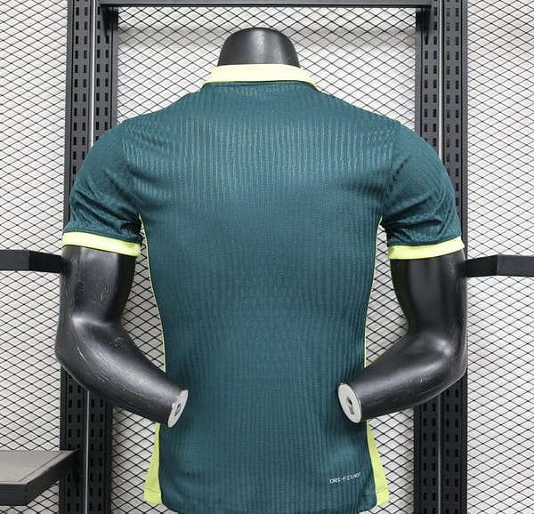 Player Version 25/26 FC Barcelona Dark Green with Neon Yellow Trim Jersey - Image 4