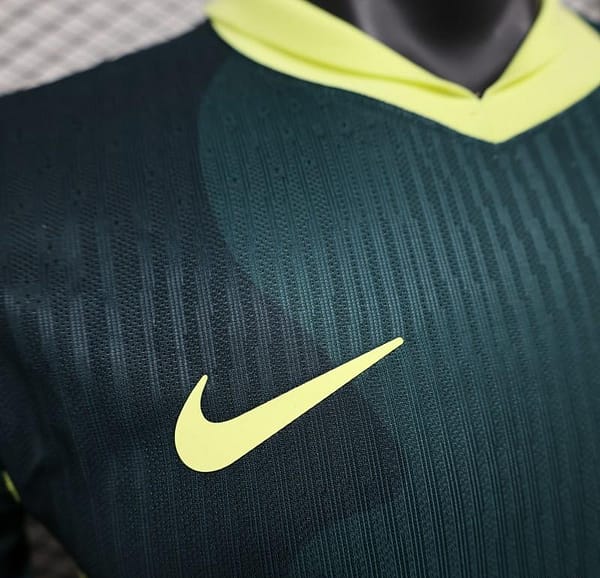 Player Version 25/26 FC Barcelona Dark Green with Neon Yellow Trim Jersey - Image 9