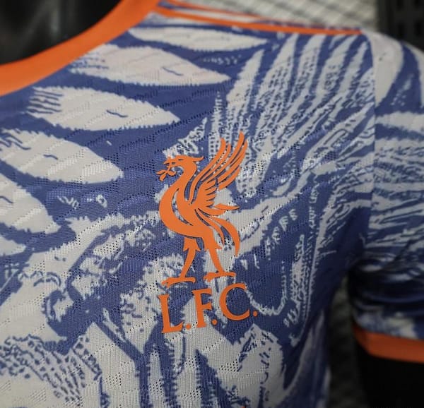 Player Version 25/26 Liverpool Blue with Orange Flaming Bird Special Jersey - Image 2