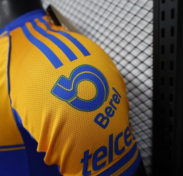 Player Version 25/26 Tigres UANL Home Yellow with Blue Stripes Jersey - Image 8