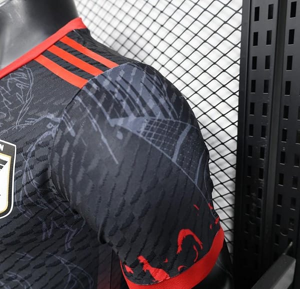 Player Version 2025 Japan National Team Black with Anime Character Design Jersey - Image 9
