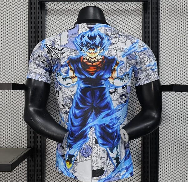 Player Version 2025 Japan White with Dragon Ball Z Anime Design Jersey - Image 4