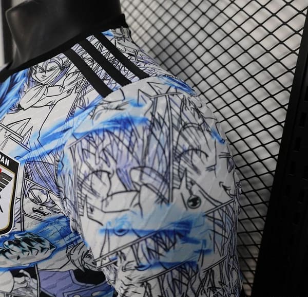 Player Version 2025 Japan White with Dragon Ball Z Anime Design Jersey - Image 8