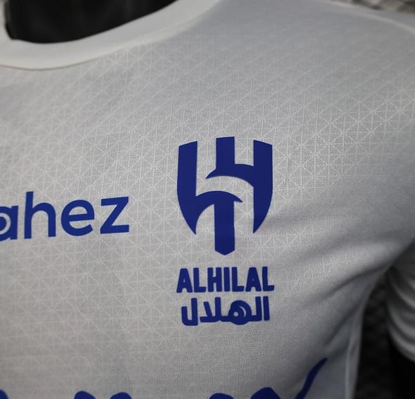 Player Version 25/26 Al-Hilal Away White with Blue Details and SAVVY Games Group Sponsor Jersey - Image 2