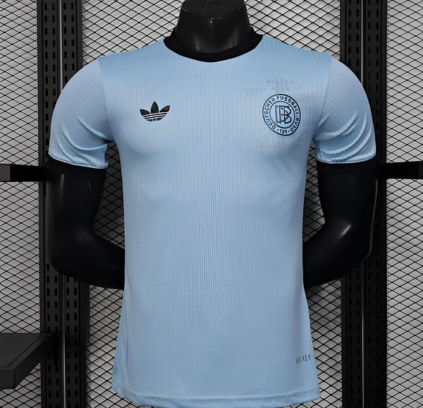 Player Version 2025 Germany 125Th Anniversary Light Blue with Adidas Retro Design Jersey