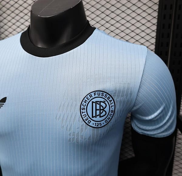 Player Version 2025 Germany 125Th Anniversary Light Blue with Adidas Retro Design Jersey - Image 6