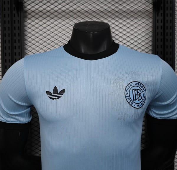 Player Version 2025 Germany 125Th Anniversary Light Blue with Adidas Retro Design Jersey - Image 9