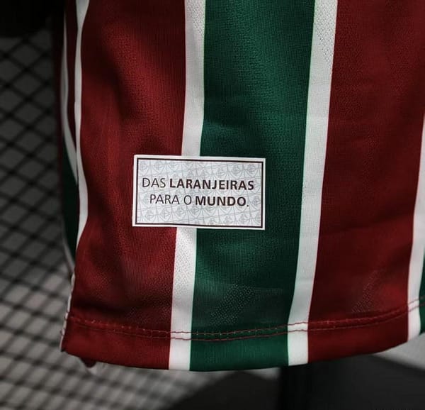 Player Version 25/26 Fluminense Green and Burgundy Vertical Striped with White Trim Jersey - Image 5