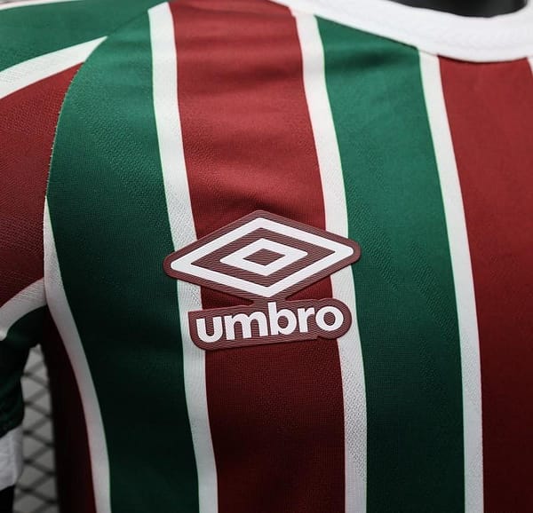Player Version 25/26 Fluminense Green and Burgundy Vertical Striped with White Trim Jersey - Image 11