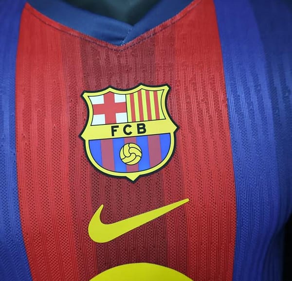 Player Version 25/26 Barcelona Blue and Red Striped with Spotify Sponsor Jersey - Image 7