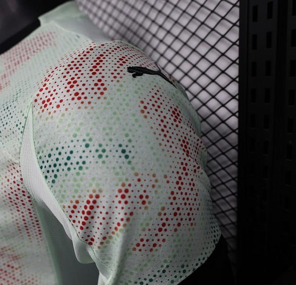 Player Version 2025 Portugal Away Mint Green Jersey with Graphic Pattern - Image 9