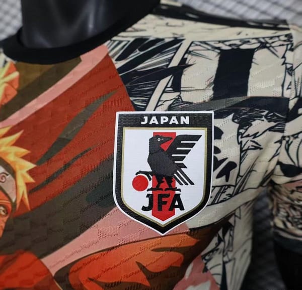 Player Version 2025 Japan White with Naruto Anime Character Graphic Jersey - Image 3