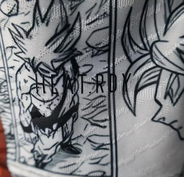 Player Version 2025 Japan White with Dragon Ball Goku Graphic Jersey - Image 6