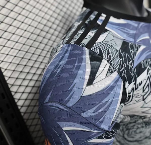 Player Version 2025 Japan White with Dragon Ball Goku Graphic Jersey - Image 9