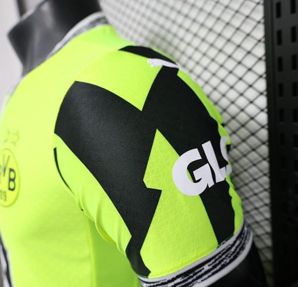 Player Version Borussia Dortmund 25/26 Neon Green Home Jersey with 1&1 Sponsor - Image 7