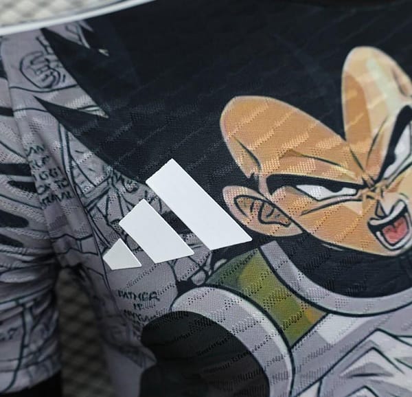 Player Version 2025 Japan National Team Dragon Ball Z Vegeta Grey with Anime Graphic Jersey - Image 8
