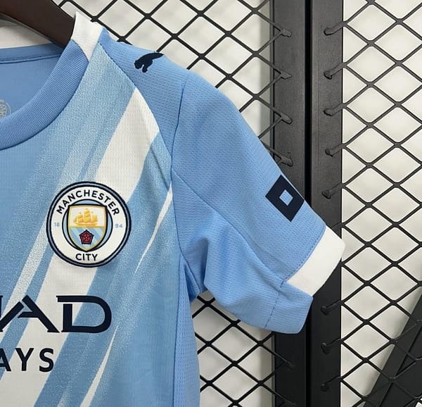 25/26 Kids Manchester City Home Size 16-28 Jersey - Image 3