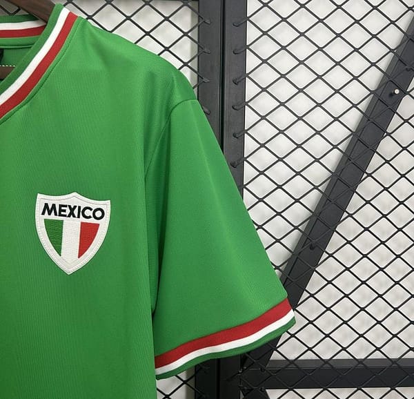 1970 Retro Mexico Home Jersey - Image 7