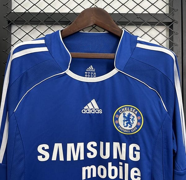 06/07 Retro Long Sleeve Chelsea Home Jersey - Image 2