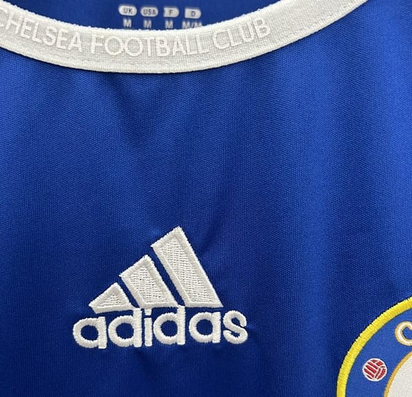 06/07 Retro Long Sleeve Chelsea Home Jersey - Image 8