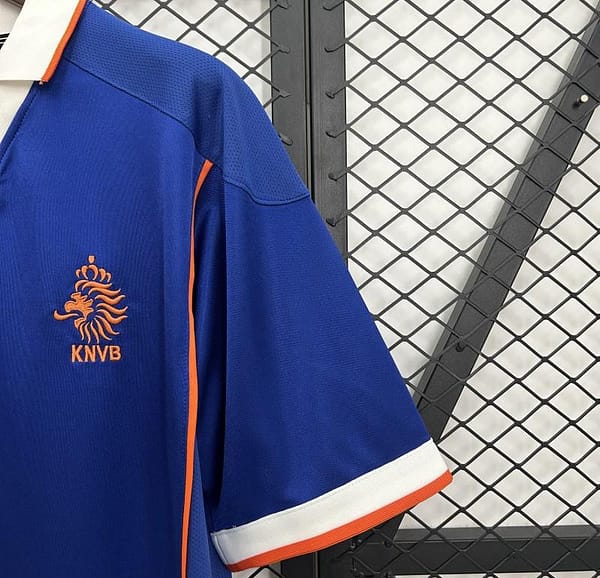 1998 Retro Netherlands Home Retro Jersey - Image 6