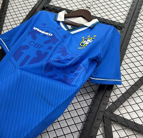 1994 Retro Brazil Away Jersey - Image 7