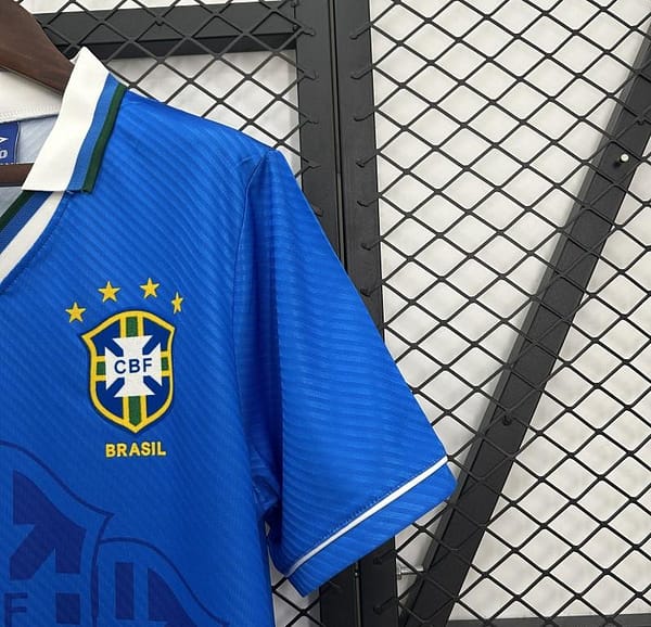 1994 Retro Brazil Away Jersey - Image 8