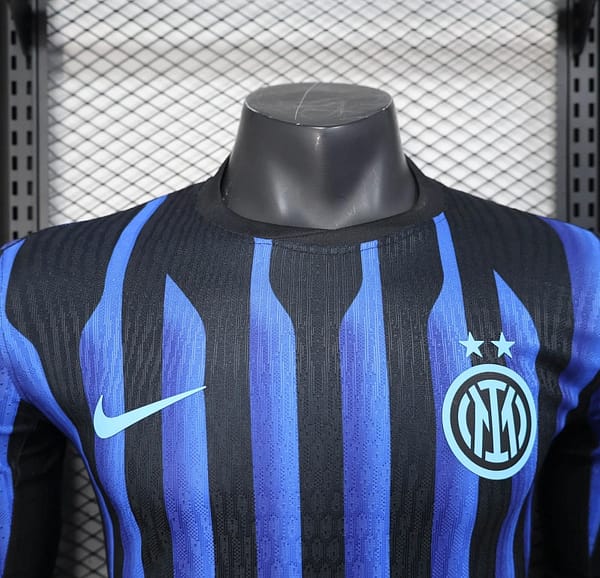 25/26 Player Version Inter Milan Home Long Sleeve Jersey - Image 4
