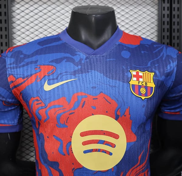 25/26 Player Version Barcelona Blue Flame Special Edition Jersey - Image 3