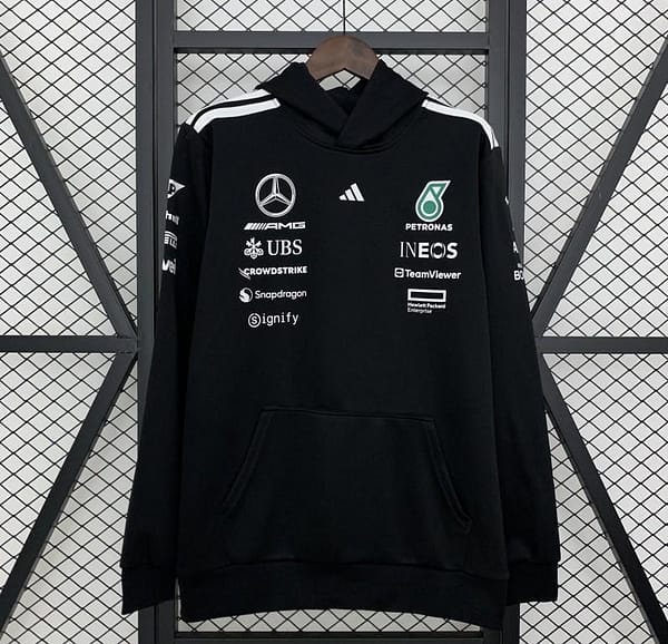 2025 F1 Formula AMG Black Hoodie