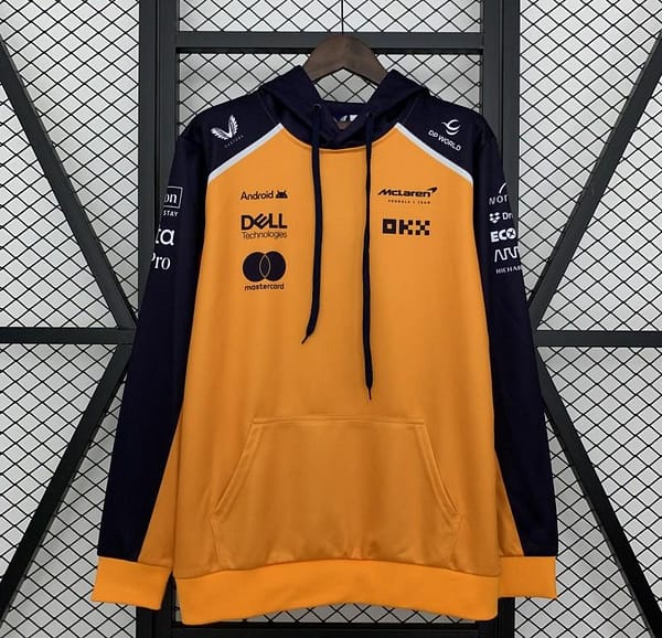 2025 F1 Formula Orange/Black Mclaren Hoodie
