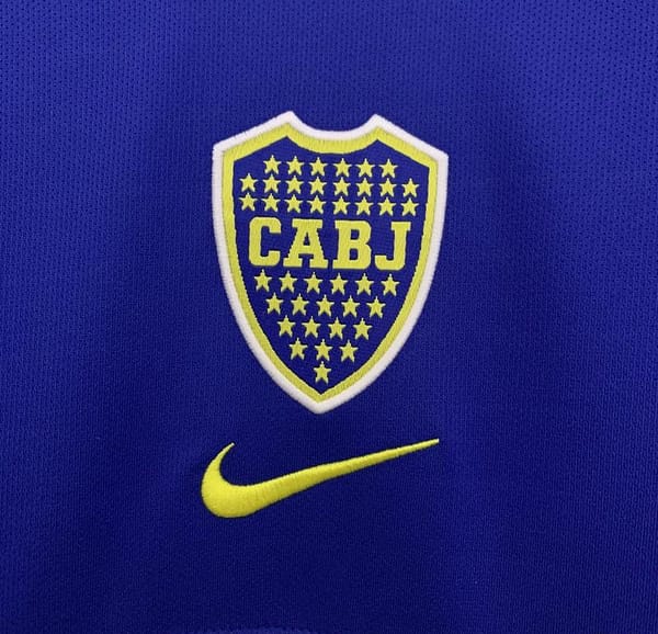 02/03 Retro Boca Juniors Home Jersey - Image 2