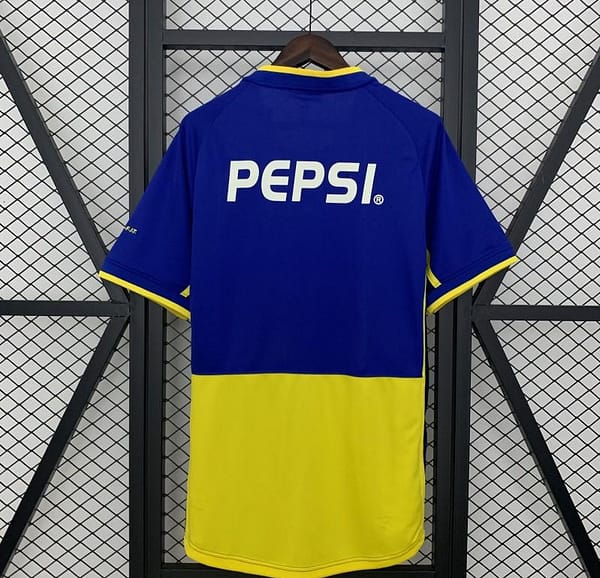 02/03 Retro Boca Juniors Home Jersey - Image 4