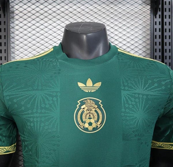 Player Version 2025 Mexico Gold Cup Green Special Jersey - Image 2
