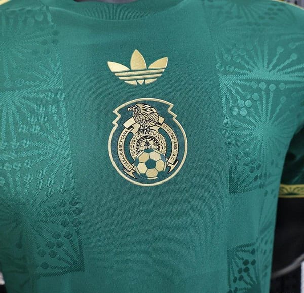Player Version 2025 Mexico Gold Cup Green Special Jersey - Image 3