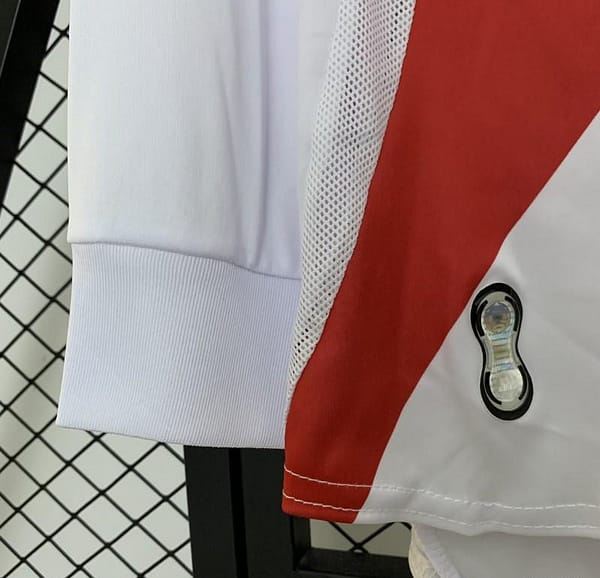 06/07 Retro Long Sleeve River Plate Home Jersey - Image 6