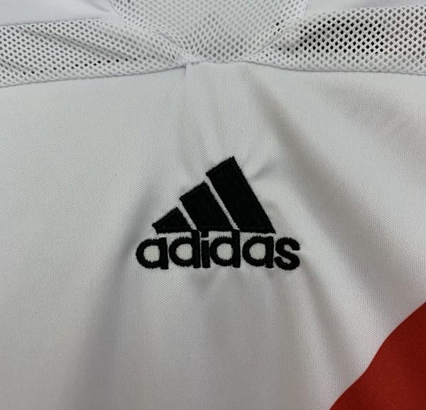 06/07 Retro Long Sleeve River Plate Home Jersey - Image 8