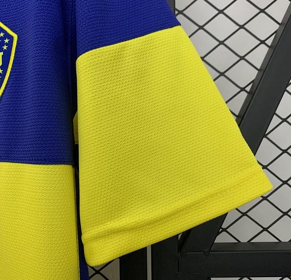 11/12 Retro Boca Juniors Home Jersey - Image 7