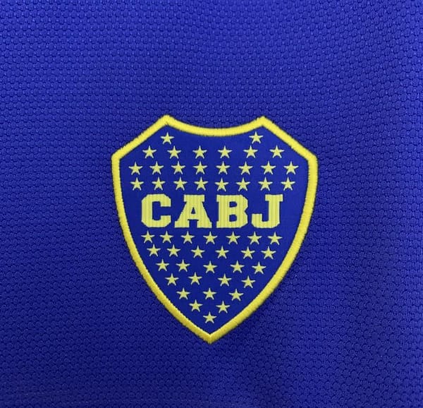 11/12 Retro Boca Juniors Home Jersey - Image 8
