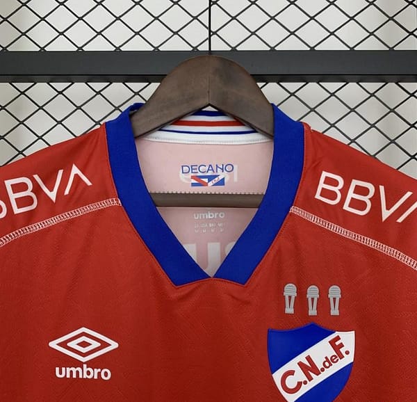 25/26 Uruguayan  Atlético Nacional Red Jersey - Image 2