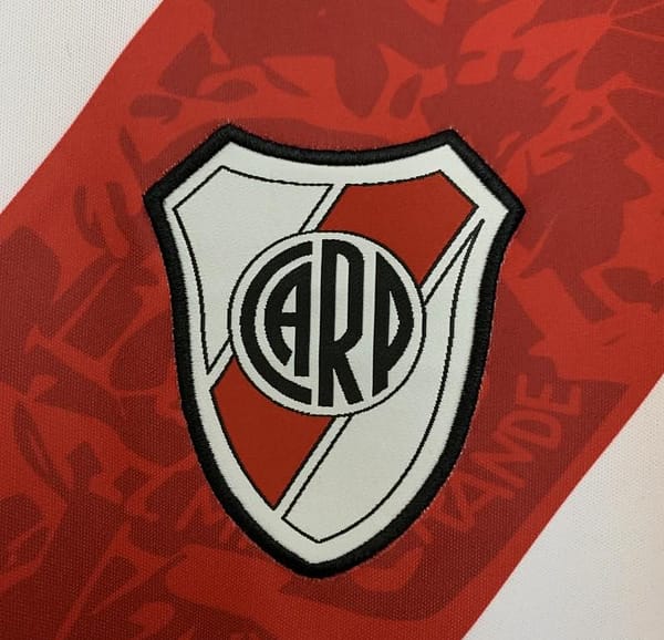 13/14 Retro Long Sleeve River Plate Home Jersey - Image 6