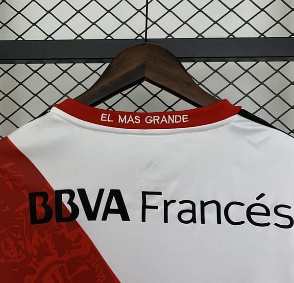 13/14 Retro Long Sleeve River Plate Home Jersey - Image 8
