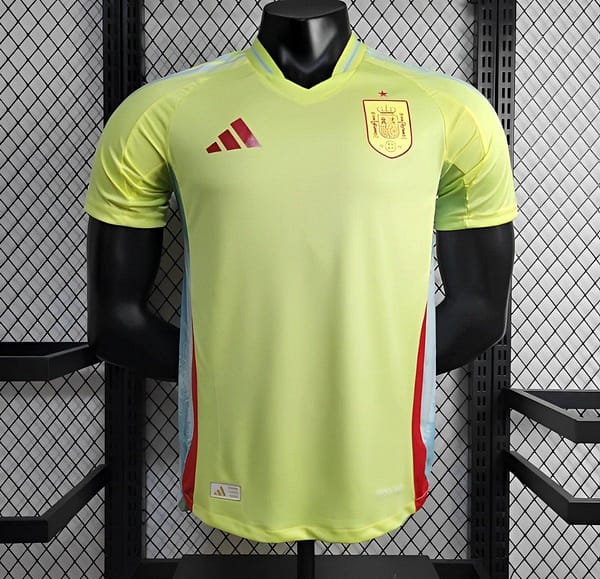 Player Version 2024 Spain Away Yellow Jersey