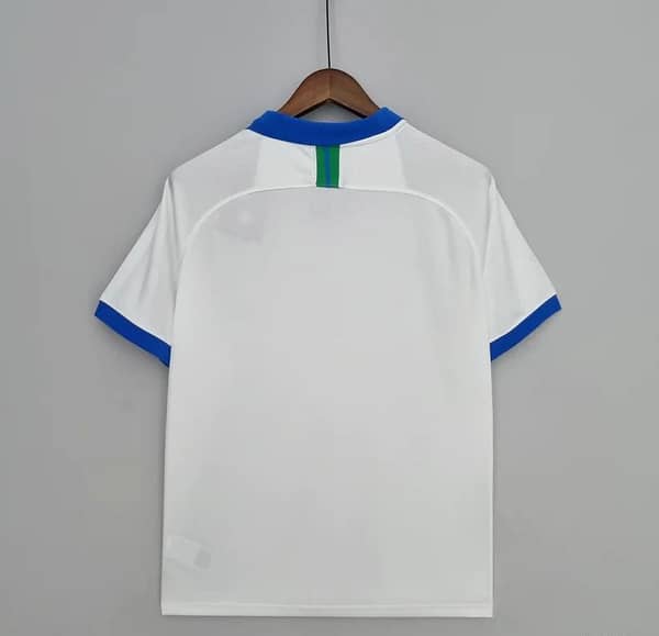 Retro 2019 Brazil Away White Jersey - Image 3