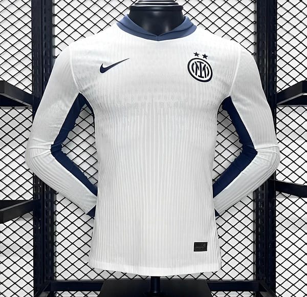 Player Version 24/25 Inter Milan Away White Long Sleeve Jersey - Image 3