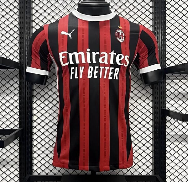Player Version 24/25 AC Milan Home Jersey