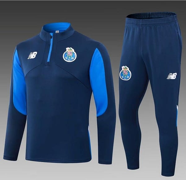 24/25 Porto Navy Half Zipper Jacket+Long Pants