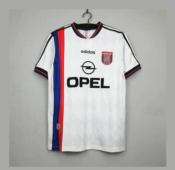 Retro 96/98 Bayern Munich Away White Jersey