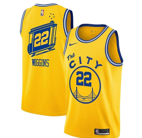 Classic Edition Club Team Jersey - Yellow - Andrew Wiggins - Youth