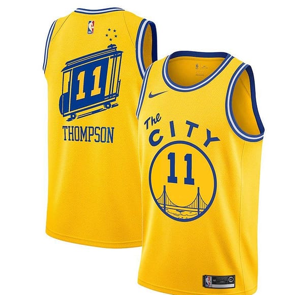 Classic Edition Club Team Jersey - Yellow - Klay Thompson - Youth